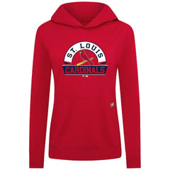 St. Louis Cardinals Levelwear Women's Relay Banner Arch Long Sleeve T-Shirt Hoodie - MLB