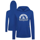 Los Angeles Dodgers Levelwear Women's Relay Banner Arch Long Sleeve T-Shirt Hoodie - MLB