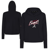 Atlanta Braves Levelwear Women's Sweet Sizzle Tri-Blend Hoodie - MLB