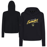 Milwaukee Brewers Levelwear Women's Sweet Sizzle Tri-Blend Hoodie - MLB
