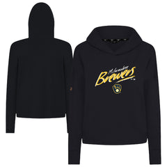 Milwaukee Brewers Levelwear Women's Sweet Sizzle Tri-Blend Hoodie - MLB