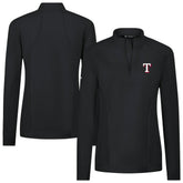 Texas Rangers Levelwear Women's Upright Insignia 2.0 Quarter-Zip Tri-Blend Top - MLB