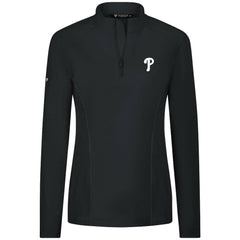 Philadelphia Phillies Levelwear Women's Upright Insignia 2.0 Quarter-Zip Tri-Blend Top - MLB