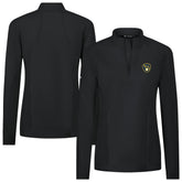 Milwaukee Brewers Levelwear Women's Upright Insignia 2.0 Quarter-Zip Tri-Blend Top - MLB