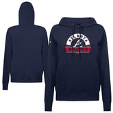 Atlanta Braves Levelwear Women's Adorn Banner Arch Hoodie - MLB