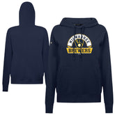 Milwaukee Brewers Levelwear Women's Adorn Banner Arch Hoodie - MLB