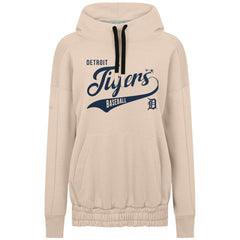 Detroit Tigers Levelwear Women's Oversized Waterfall Glide Hoodie - MLB