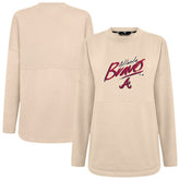 Atlanta Braves Levelwear Women's Oversized Beaudry Sizzle Top - MLB