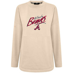 Atlanta Braves Levelwear Women's Oversized Beaudry Sizzle Top - MLB