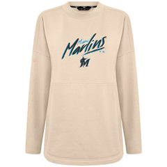 Miami Marlins Levelwear Women's Oversized Beaudry Sizzle Top - MLB
