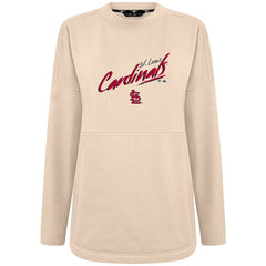 St. Louis Cardinals Levelwear Women's Oversized Beaudry Sizzle Top - MLB
