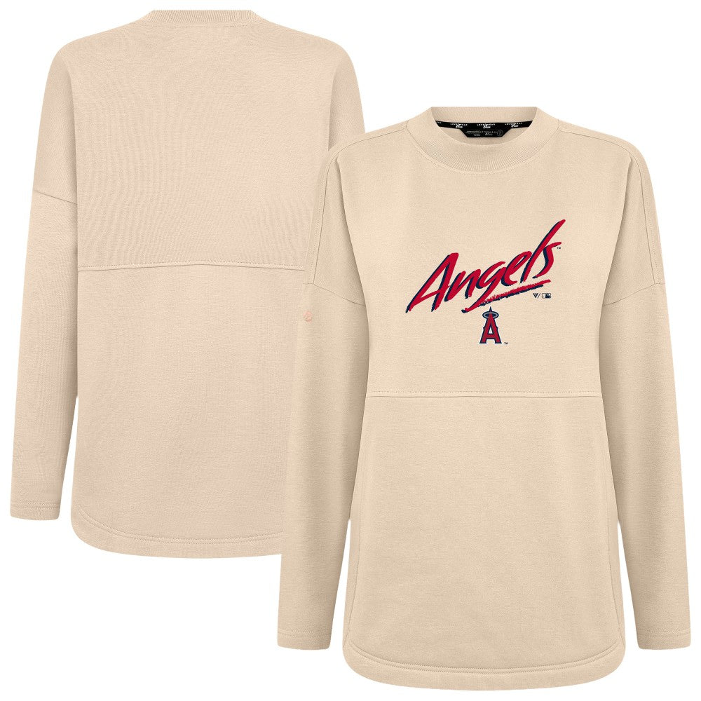 Los Angeles Angels Levelwear Women's Oversized Beaudry Sizzle Top - MLB