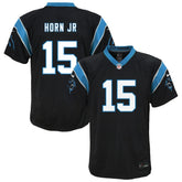 Jimmy Horn Jr. Carolina Panthers Youth Team Game Jersey Black | Nike for Sale