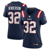 TreVeyon Henderson New England Patriots Women's Game Jersey Navy | Nike for Sale