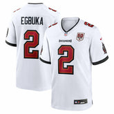 Emeka Egbuka Tampa Bay Buccaneers 50th Season Game Jersey White | Nike for Sale