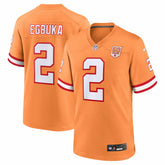 Emeka Egbuka Tampa Bay Buccaneers Alternate 2 50th Season Game Jersey Creamsicle | Nike for Sale