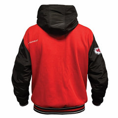 Kansas City Chiefs ActionHeat 5V Battery Heated Full-Snap Varsity Jacket Red/Black | NFL