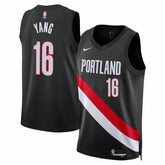 Yang Hansen Portland Trail Blazers Unisex Swingman Jersey Icon Edition Black - NBA