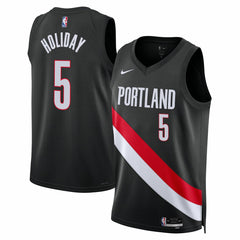 Jrue Holiday Portland Trail Blazers Unisex Swingman Jersey Icon Edition Black - NBA
