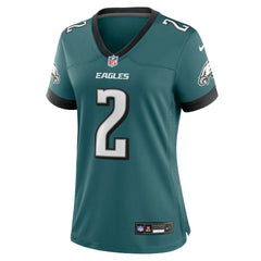 Jahan Dotson Philadelphia Eagles Women's Team Game Jersey Midnight Green | Nike for Sale
