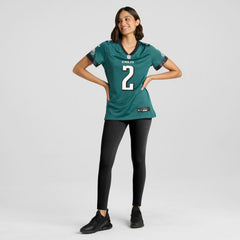 Jahan Dotson Philadelphia Eagles Women's Team Game Jersey Midnight Green | Nike for Sale