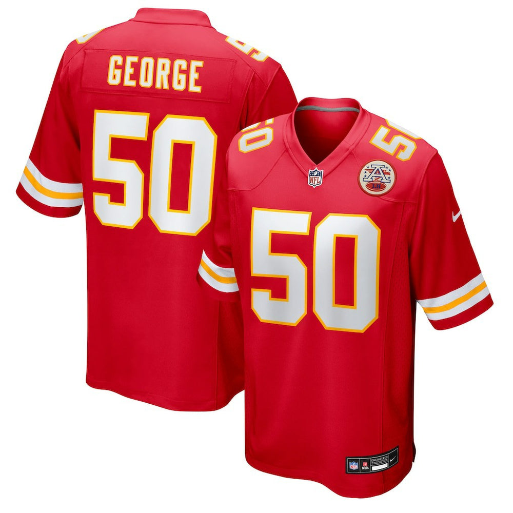 Brandon George Kansas City Chiefs Team Game Jersey Red | Nike for Sale