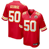 Brandon George Kansas City Chiefs Team Game Jersey Red | Nike for Sale