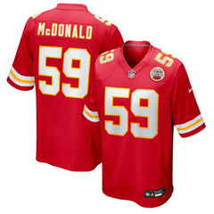 Cooper McDonald Kansas City Chiefs Team Game Jersey Red | Nike for Sale