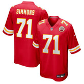 Josh Simmons Kansas City Chiefs Team Game Jersey Red | Nike for Sale