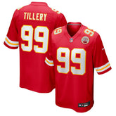 Jerry Tillery Kansas City Chiefs Team Game Jersey Red | Nike for Sale