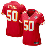 Brandon George Kansas City Chiefs Women's Team Game Jersey Red | Nike for Sale