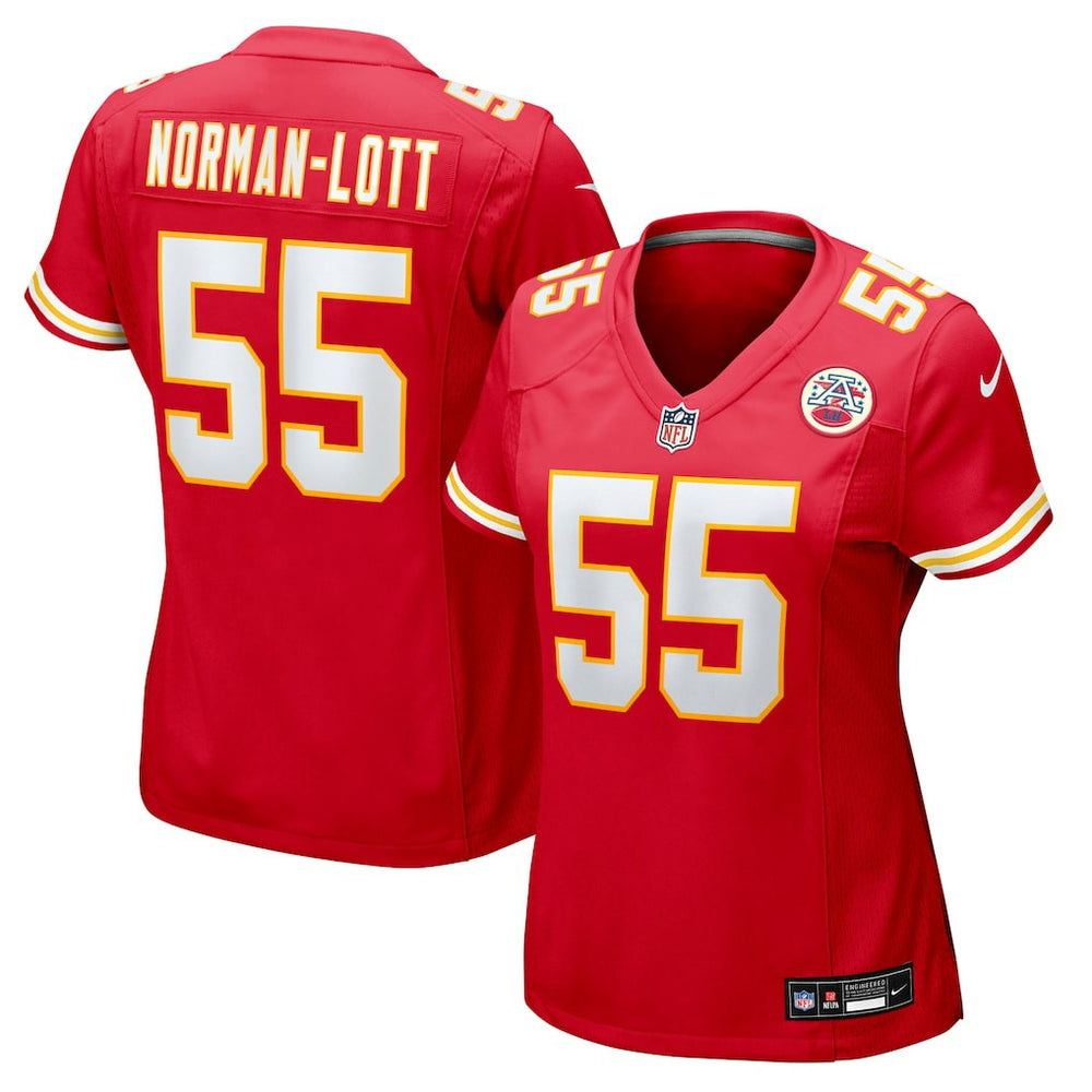 Omarr Norman-Lott Kansas City Chiefs Women's Team Game Jersey Red | Nike for Sale