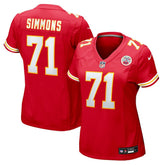 Josh Simmons Kansas City Chiefs Women's Team Game Jersey Red | Nike for Sale