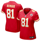 Nikko Remigio Kansas City Chiefs Women's Team Game Jersey Red | Nike for Sale