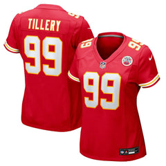 Jerry Tillery Kansas City Chiefs Women's Team Game Jersey Red | Nike for Sale