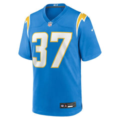 Jordan Oladokun Los Angeles Chargers Team Game Jersey Powder Blue | Nike for Sale