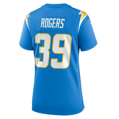 Eric Rogers Los Angeles Chargers Women's Team Game Jersey Powder Blue | Nike for Sale