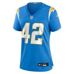 Tucker Fisk Los Angeles Chargers Women's Team Game Jersey Powder Blue | Nike for Sale