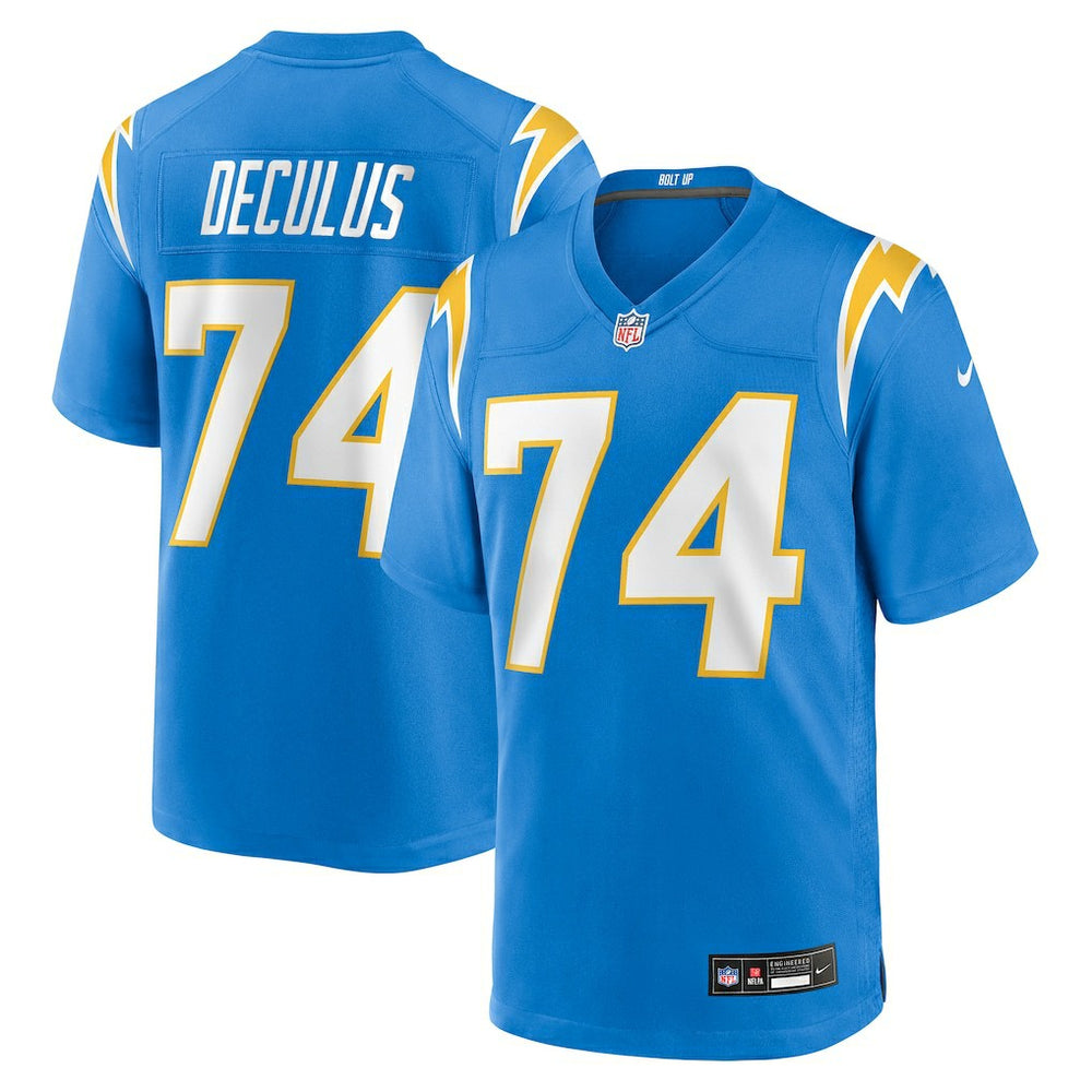 Austin Deculus Los Angeles Chargers Team Game Jersey Powder Blue | Nike for Sale