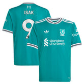 Alexander Isak Liverpool Youth 2025/26 Third Replica Player Jersey Green | Adidas cheap