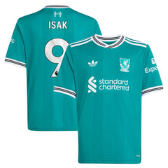 Alexander Isak Liverpool Youth 2025/26 Third Replica Player Jersey Green | Adidas cheap