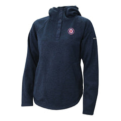 Washington Nationals Columbia Women's Half-Snap Pullover Hoodie - MLB