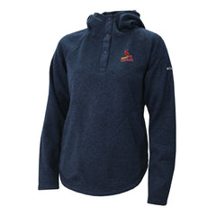 St. Louis Cardinals Columbia Women's Half-Snap Pullover Hoodie - MLB