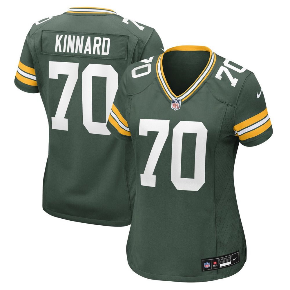 Darian Kinnard Green Bay Packers Women's Team Game Jersey Green | Nike for Sale