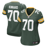 Darian Kinnard Green Bay Packers Women's Team Game Jersey Green | Nike for Sale