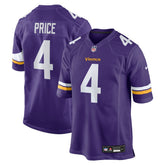 Myles Price Minnesota Vikings Team Game Jersey Purple | Nike for Sale