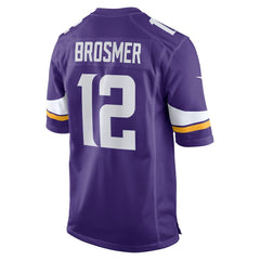 Max Brosmer Minnesota Vikings Team Game Jersey Purple | Nike for Sale