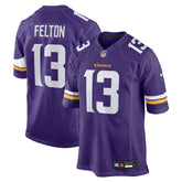 Tai Felton Minnesota Vikings Team Game Jersey Purple | Nike for Sale