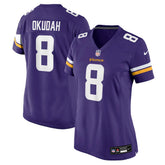 Jeff Okudah Minnesota Vikings Women's Team Game Jersey Purple | Nike for Sale