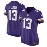 Tai Felton Minnesota Vikings Women's Team Game Jersey Purple | Nike for Sale